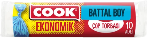 ÇÖP TORBASI EKO.COOK BATTAL 10LU MAVİ