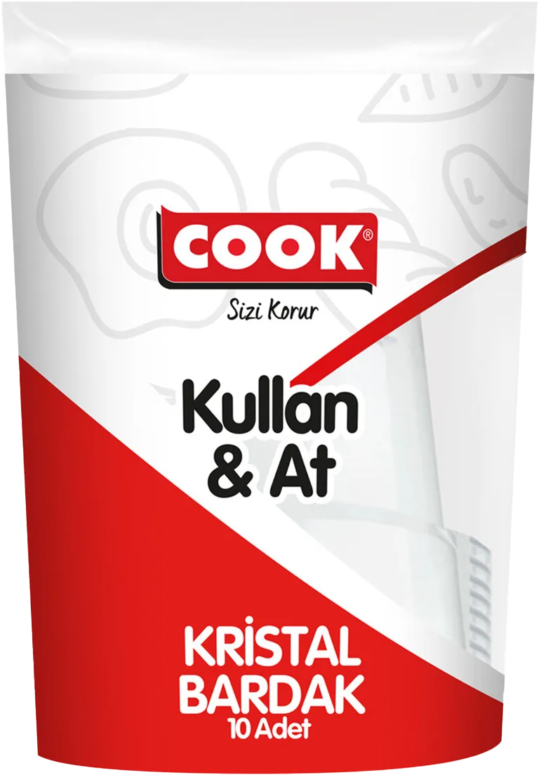 BARDAK KRİSTAL 10LU COOK 180CC