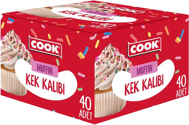 MUFFİN KEK KALİBİ COOK 40LI