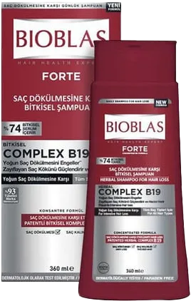 ŞAMPUAN 360ML BİOBLAS FORTE COMPLEX B19