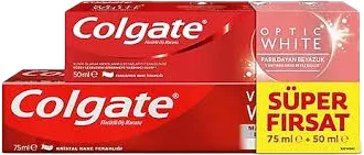 DİŞ MACUNU LÜX 75+50ML COLGATE 2Lİ VİSİBLE