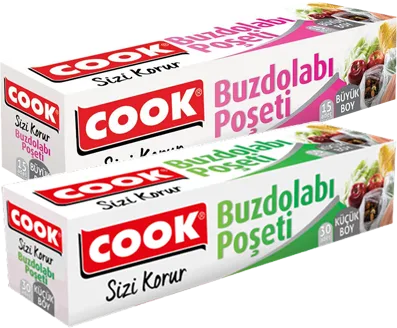 BUZDOLABI POŞETİ TEKLİ COOK (20-30-40LI) Çeşitleri