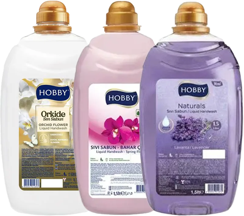 SIVI SABUN LÜX 1.5L HOBBY Çeşitleri