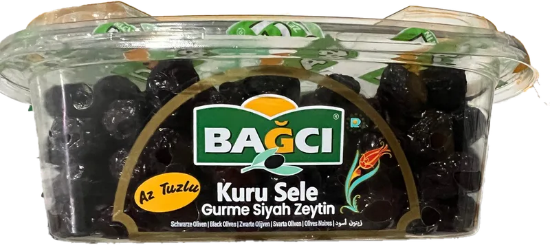 SİYAH ZEYTİN KURU SELE 400G BAĞCI (351-410)