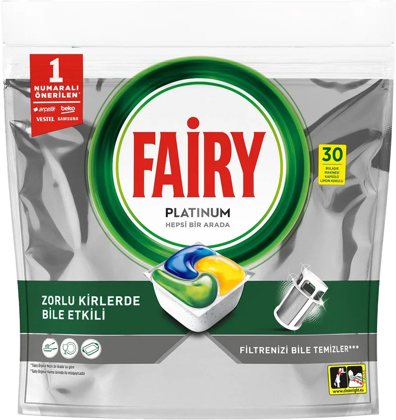 TABLET BUL.DETERJANI PLATİNİUM 30LU FAİRY