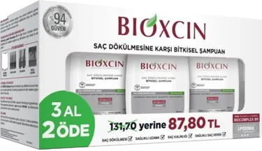 ŞAMPUAN SET 300ML 3LÜ BİOXCİN KURU-NORMAL SAÇ
