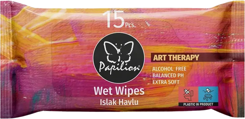 ISLAK CEP MENDİL 15Lİ PAPİLİON