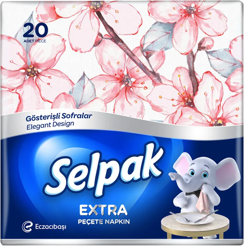 DESENLİ PEÇETE 20Lİ SELPAK EXTRA
