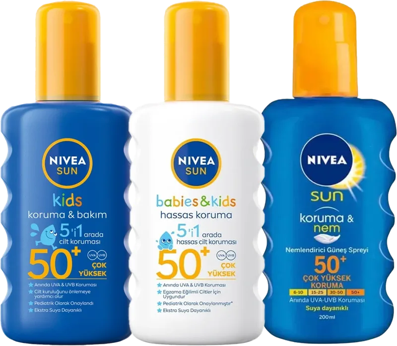 GÜNEŞ KREMİ 200ML NİVEA Çeşitleri