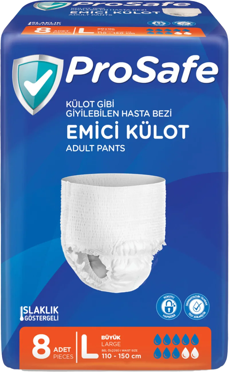 EMİCİ KÜLOT PROSAFE 8Lİ LARGE