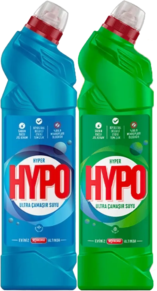 ÇAMAŞIR SUYU ULTRA 750ML HYPO ÇEŞİTLERİ