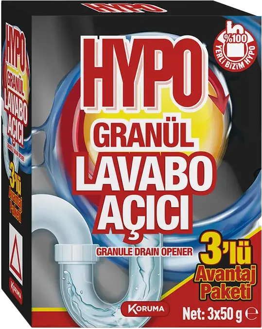 LAVABO AÇICI TOZ 3*50G HYPER GRANÜL