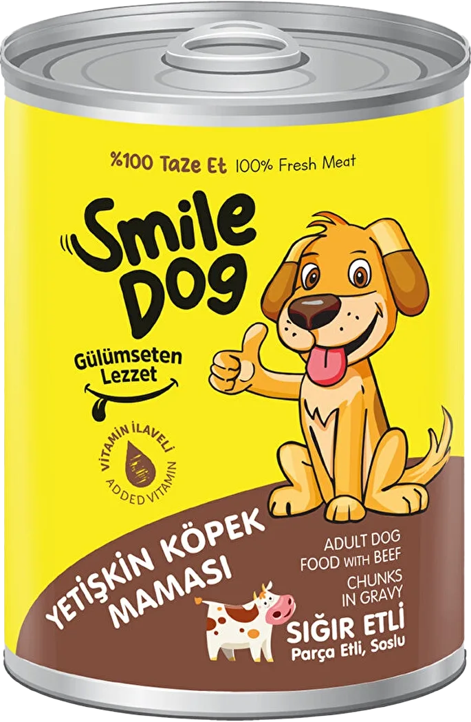 KONSERVE KÖPEK MAMASI 400G SMİLE Çeşitleri