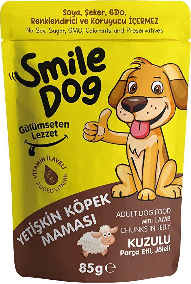 YAŞ KÖPEK MAMA 85G SMİLE Çeşitleri