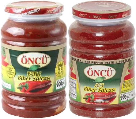 BİBER SALÇASI 900G ÖNCÜ PET ÇEŞİTLERİ
