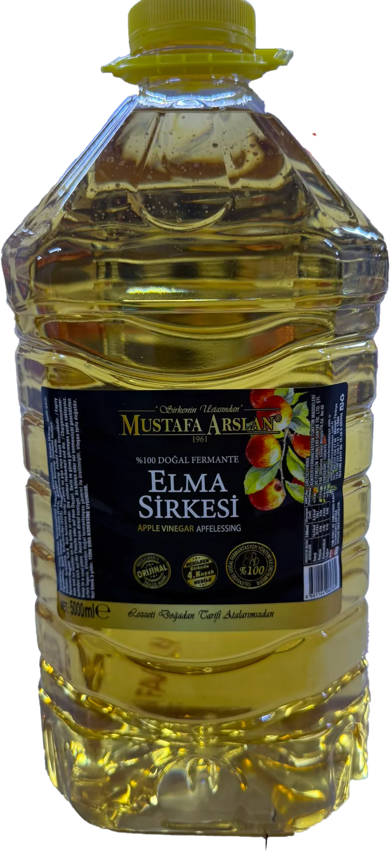 ELMA SİRKESİ 5L ODUNPAZARI PET