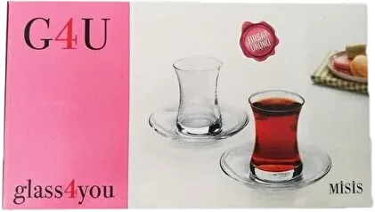 CAM ÇAY SETİ 12Lİ GLASS YOU MİSİS PAŞABAHÇE