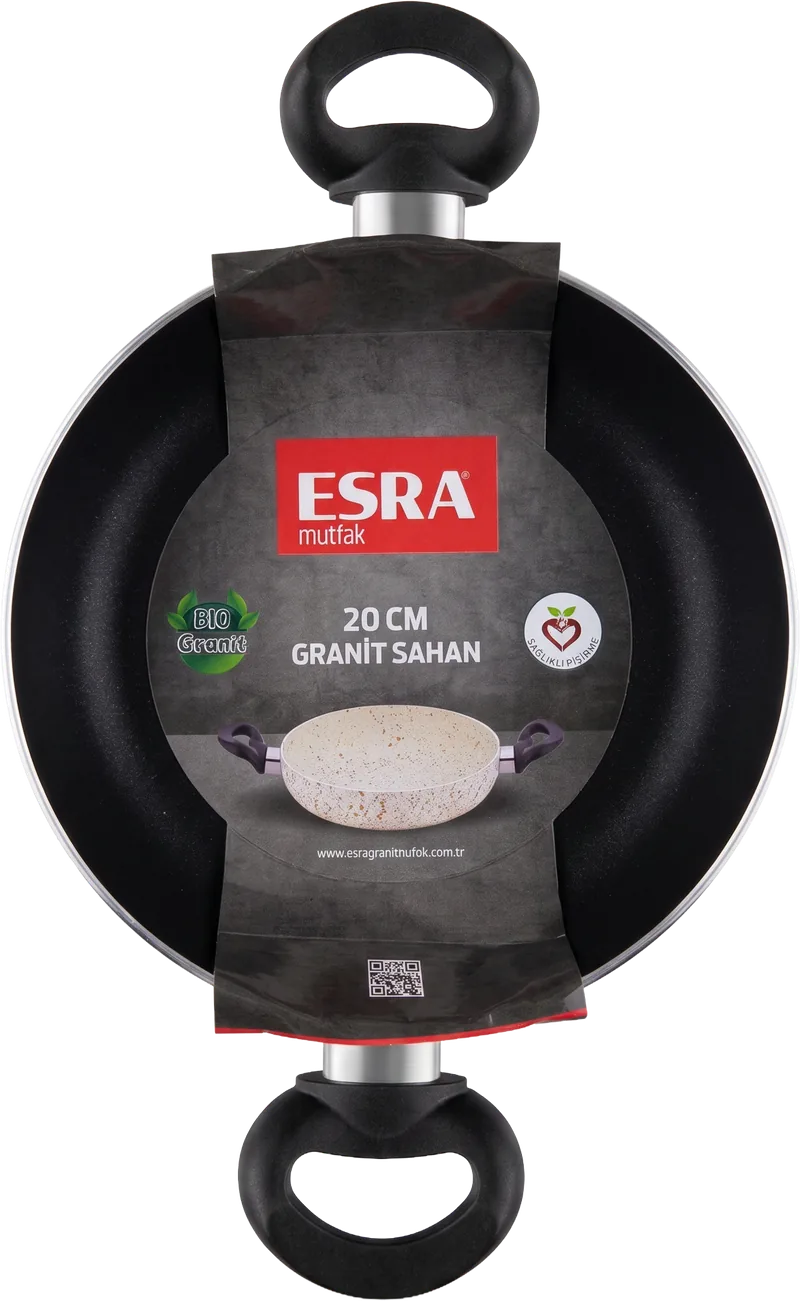 TEFLON YUMURTA SAHANI 20CM ESRA BORDO