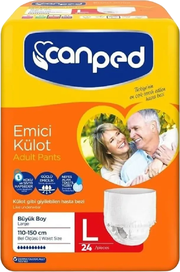 EMİCİ KÜLOT CANPED 24LÜ LARGE