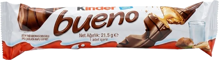 ÇİKOLATALI GOFRET 21,5G KİNDER BUENO
