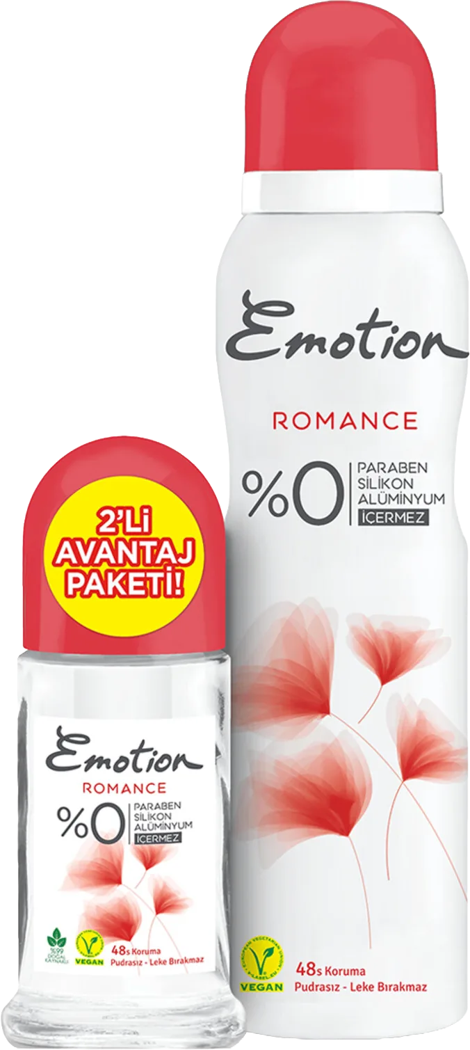 DEODORANT 150ML+ ROLL ON 50ML EMOTİON