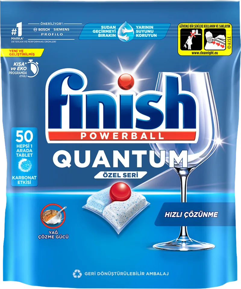 TABLET BUL.DETERJANI QUANTUM 50Lİ FİNİSH
