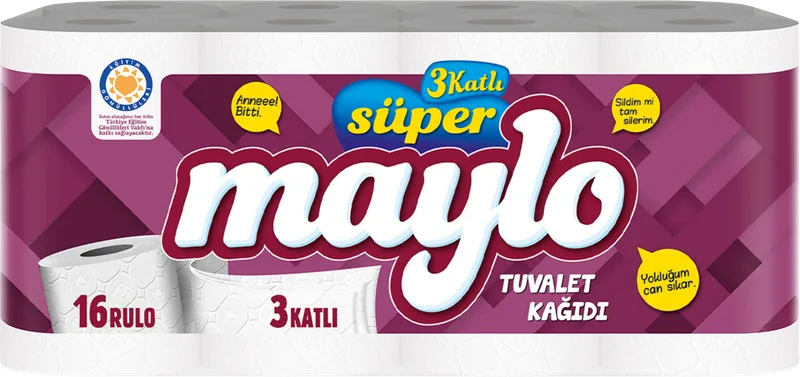 TUVALET KAĞIDI 16LI MAYLO 3Kat