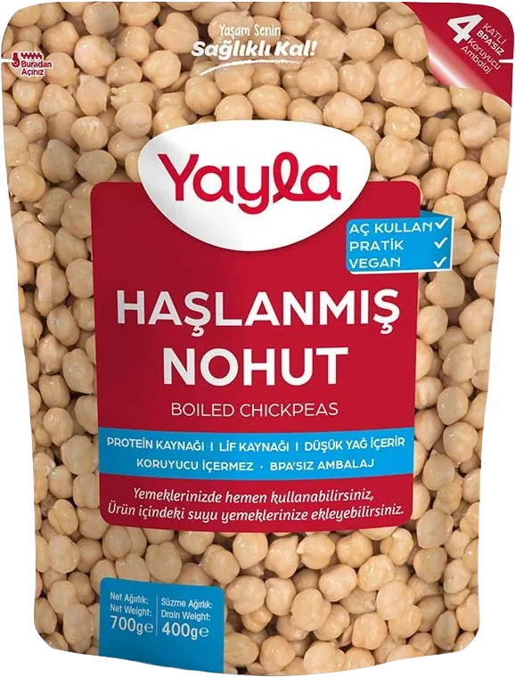 PRATİK HAŞLANMIŞ 700G YAYLA NOHUT