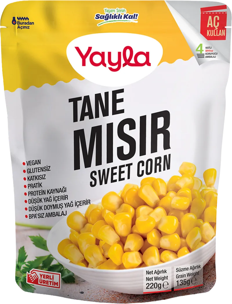PRATİK HAŞLANMIŞ 700G YAYLA TANE MISIR