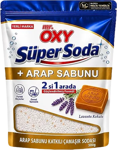 MR.OXY CAMASİR SODASİ 500G ARAP SABUNU+LAVATA