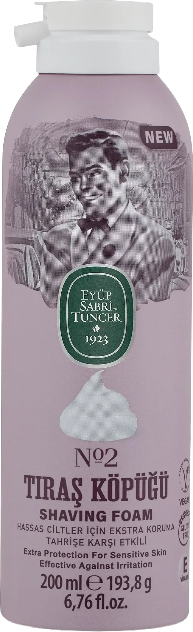 TRAŞ KÖPÜĞÜ 200ML EYÜP SABRİ HASSAS CİLT