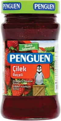 MEYVE REÇELİ CAM 380G PENGUEN ÇİLEK