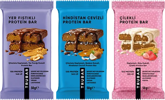 PROTEİN BAR 50G TRUBAR Çeşitleri